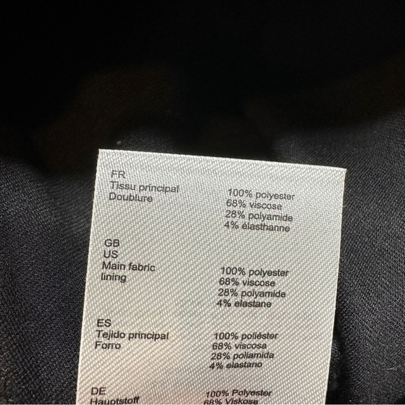 Maje Juppon black layered mesh skirt 38 - Picture 6 of 6